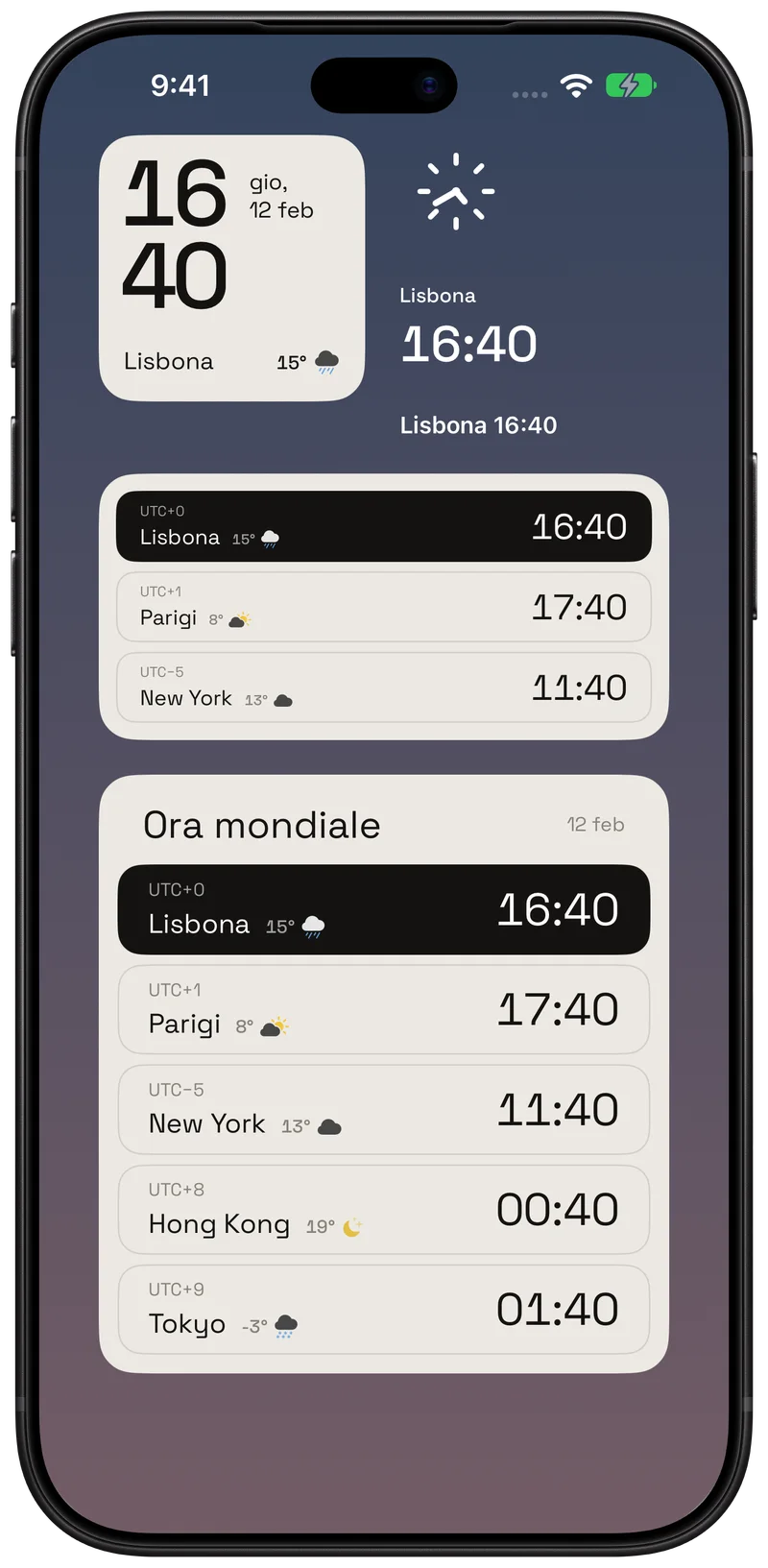 L’ora mondiale sempre a portata di mano.