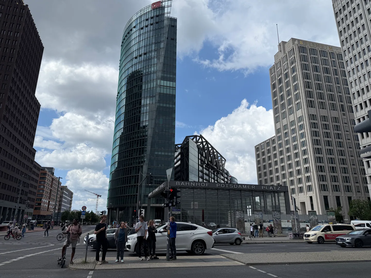 Potsdamer Platz and the Deutsche Bahn tower