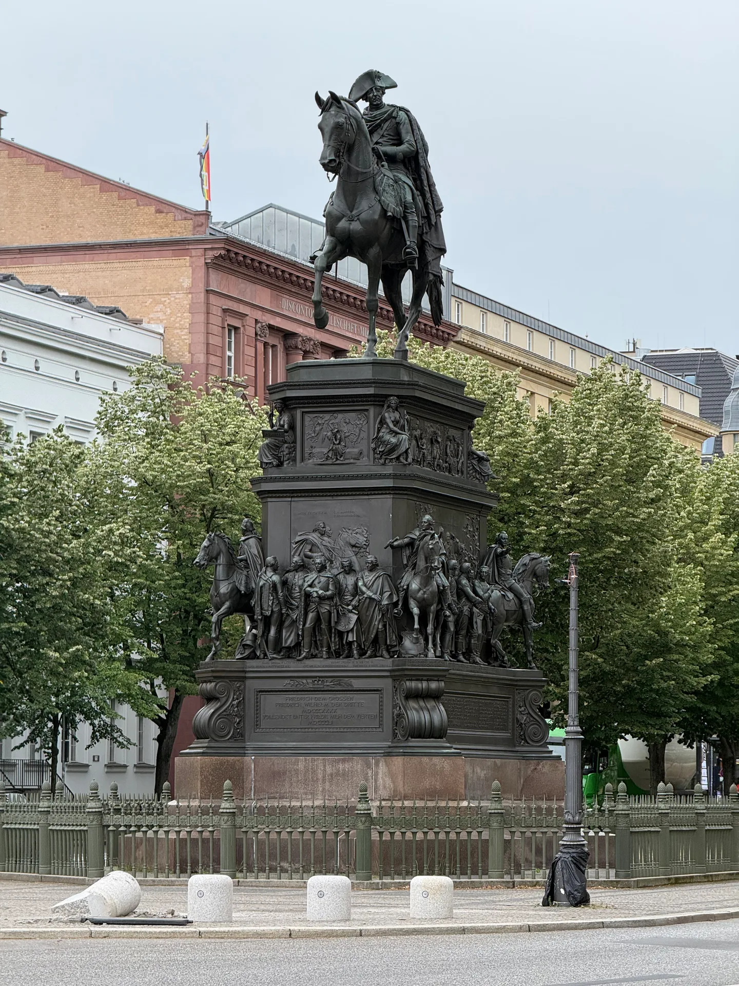 The equestrian monument to Frederick the Great