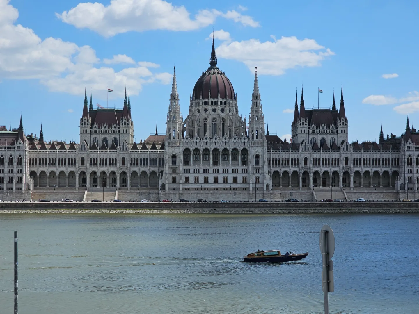Parliament from across the Danube