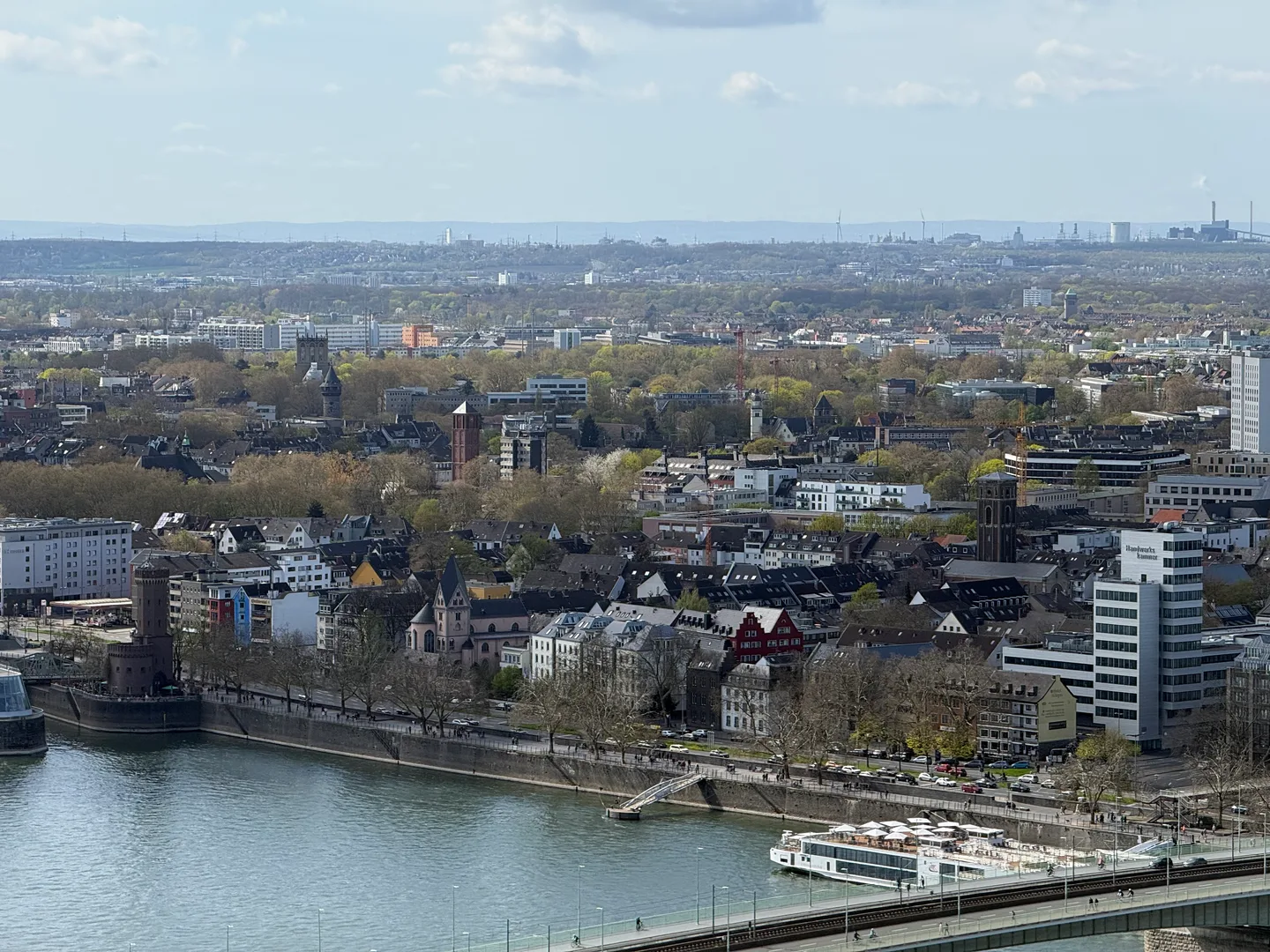 Old-town towers beside the river