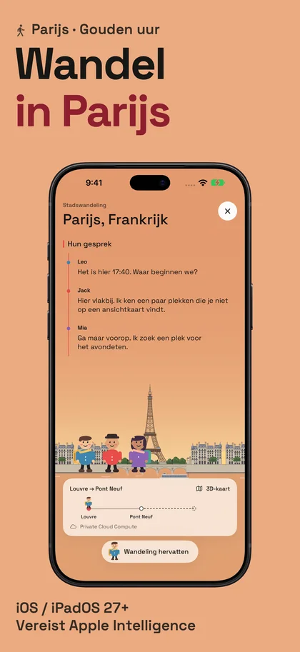 Wandel in Parijs. Parijs · Gouden uur