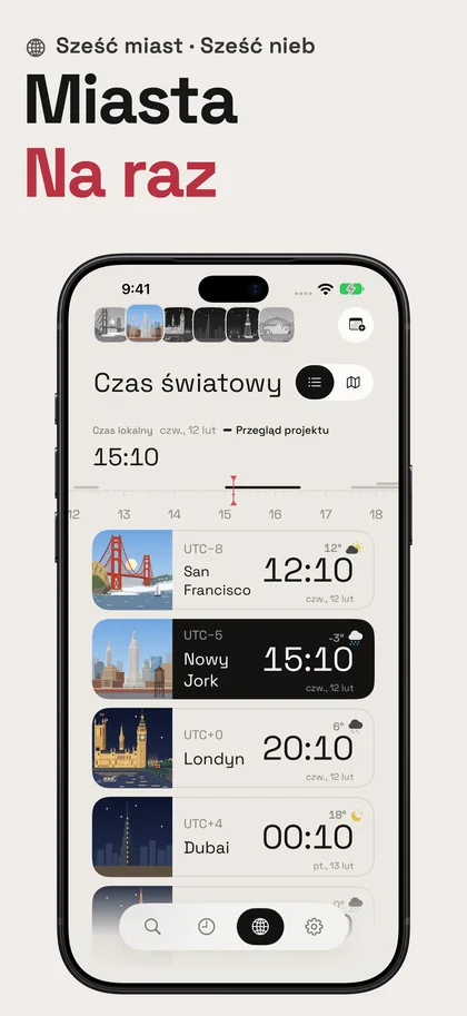 Miasta Na raz. Sześć miast · Sześć nieb